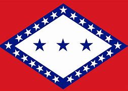 Image result for Arkansas State Flag Blue with Star