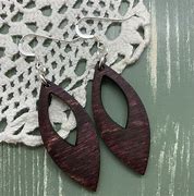 Image result for Wooden Jewelry Earrings