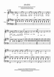 Image result for Abcdefu Sheet Music