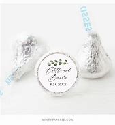 Image result for Hershey Kiss Wedding Stickers Template