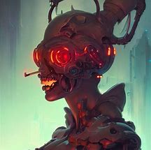 Image result for Stable Diffusion Cyborg Female
