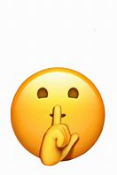 Image result for Shh Emoji Transparent