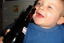 Image result for Kid Drinking Beer Meme