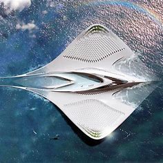 This Futuristic Floating Ocean City Shaped Like a Manta Ray Will House 7,000 People and be Completely Self-Sufficient – Suckstobebroke