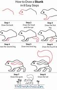 Image result for Skunk We Draw Animals