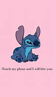 Image result for Stitch Touch It and I Will Bite You Backround