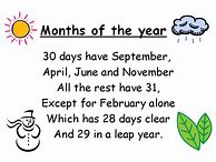 Image result for A Poem for Each Month
