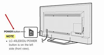 Image result for Sharp LCD TV Power Button