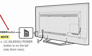 Image result for Sharp TV Power Buttons On Front