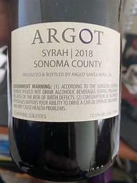 Image result for Argot Syrah Posted Steiner Sonoma Mountain