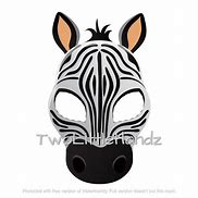 Image result for Zebra Mask Clip Art