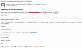 Image result for Microsoft Account Recovery Phone Number