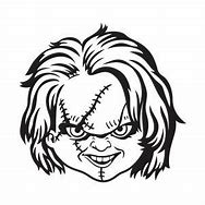 Image result for Chucky Black and White