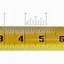 Image result for One Inch Measuring Tape Zoomed In