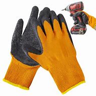 Image result for Rubber Coated Safety Gloves