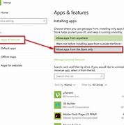Image result for Downloads Outside of Microsoft Store Popup