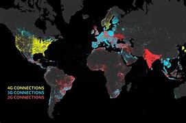 Image result for 4G World Map