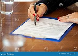 Image result for Lady Signing a Contract Pic