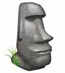 Image result for Apple Moai Emoji