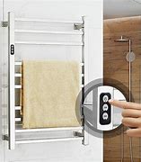 Image result for Heated Towel Rack with Timer