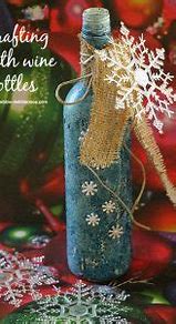 Image result for Wine Bottle Christmas Crafts