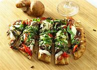 Image result for Grilled Flatbread Veggie Pizza