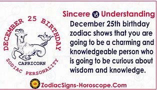 Image result for December 25 Zodiac Sign