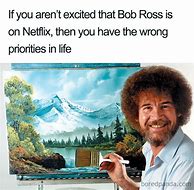 Image result for Bob Ross Ghost Meme