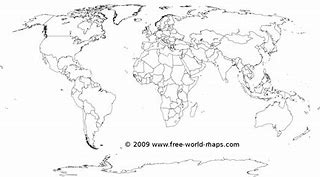 Image result for Earth Map Blank