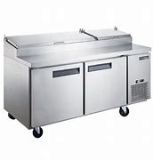 Image result for Commercial Pizza Prep Table Refrigerator