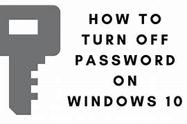 Image result for Remove Password Windows 10