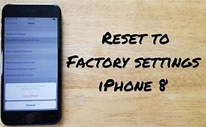 Image result for Factory Reset an iPhone 8