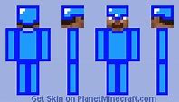 Image result for Front of Mcpe Skins That Are Blue