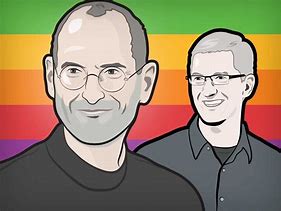 Image result for Tim Cook and Steve Jobs