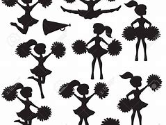 Image result for Kids Cheerleader Sillouette