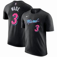 Image result for Miami Heat Black White Logo T-Shirt
