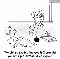 Image result for Teacher Apple Cartoon