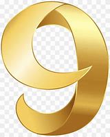 Image result for Colored Gold Number 9 Number 8 Is White
