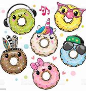 Image result for Donut Cartoon