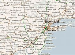 Image result for Bloomfield NJ Map