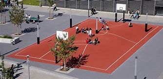 Image result for Playground Basketball Court