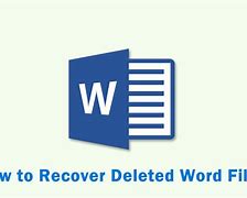 Image result for Recover Word Document From Tmp File