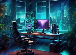 Image result for Gaming Chair with Monitor