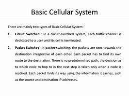 Image result for Basic Cellular System