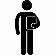 Image result for Person with iPad Icon