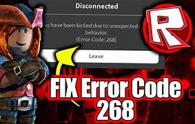 Image result for Error 268 Roblox