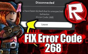 Image result for Roblox Error Code 268 Meaning