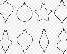 Image result for Christmas Gift Ornaments with Hook Clip Art Black and White