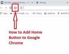 Image result for Add Home Button to Chrome