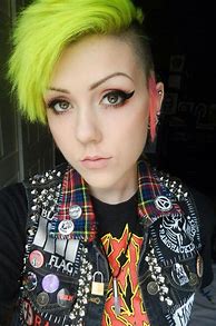 Image result for Punk Rock Girl Hair